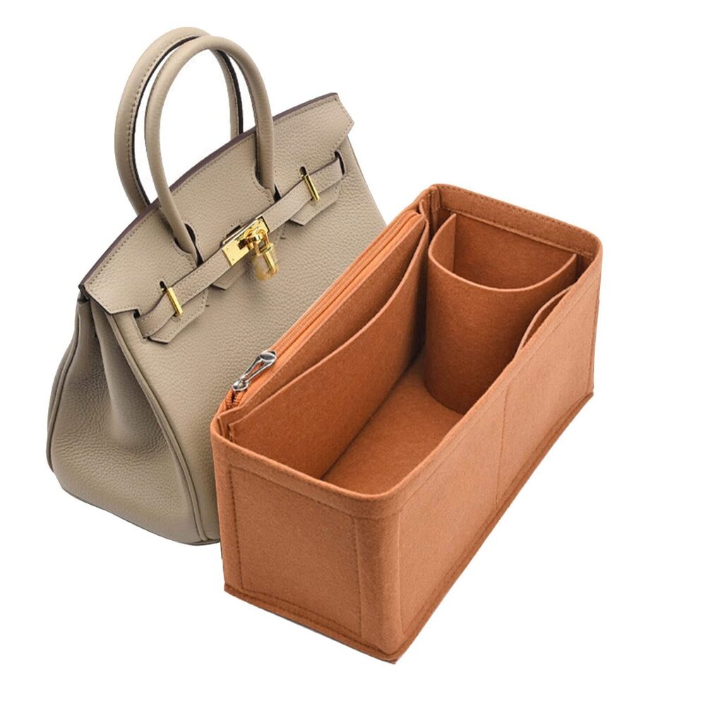 1030 Purse Organizer insert for birkin 35 bag organizer Tote Bag